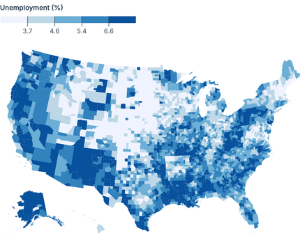US choropleth map US choropleth map